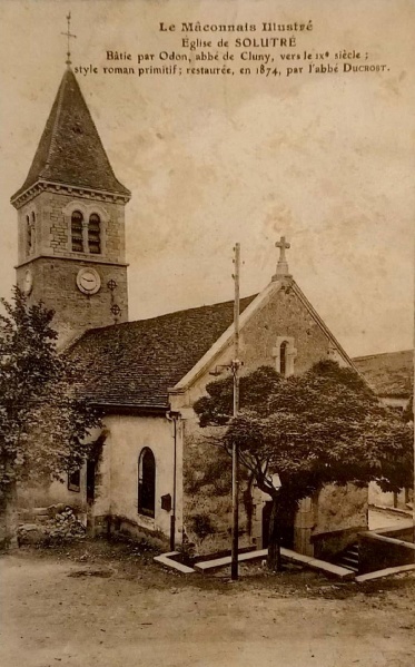 Fichier:SolutréEgliseCartePostale.jpg