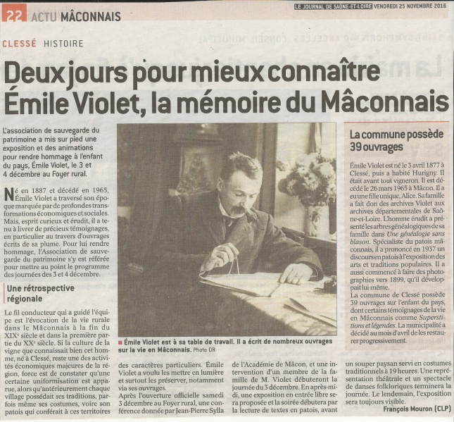 Fichier:Clessé EmileVioletAuteurFolkloristeJSL25112016.jpg